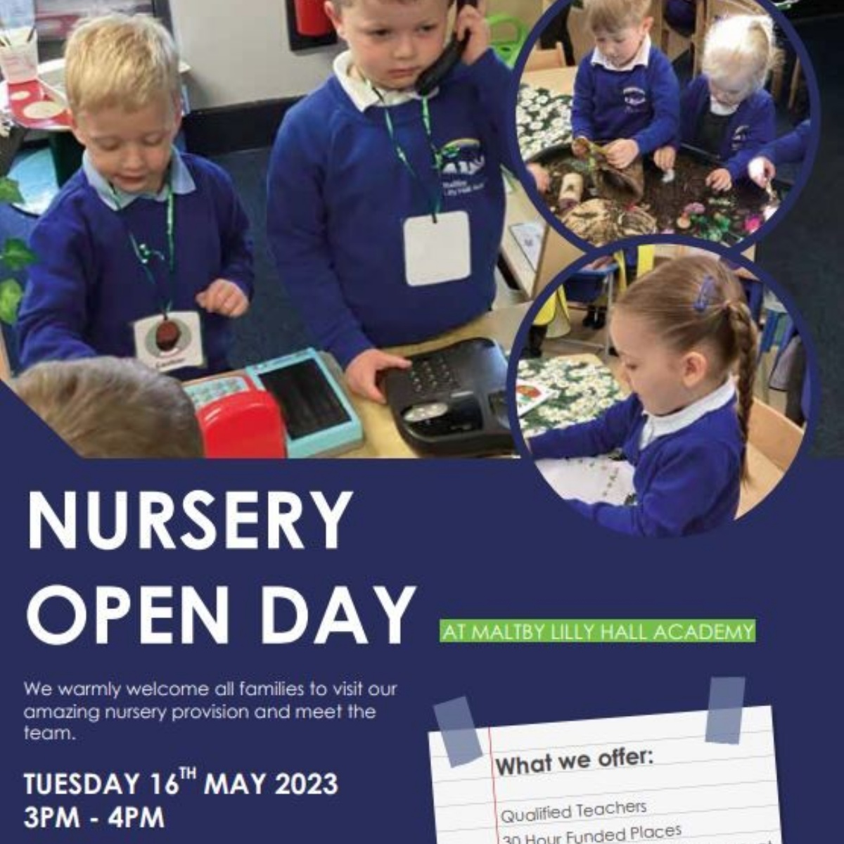 Maltby Lilly Hall Academy Nursery Open Event